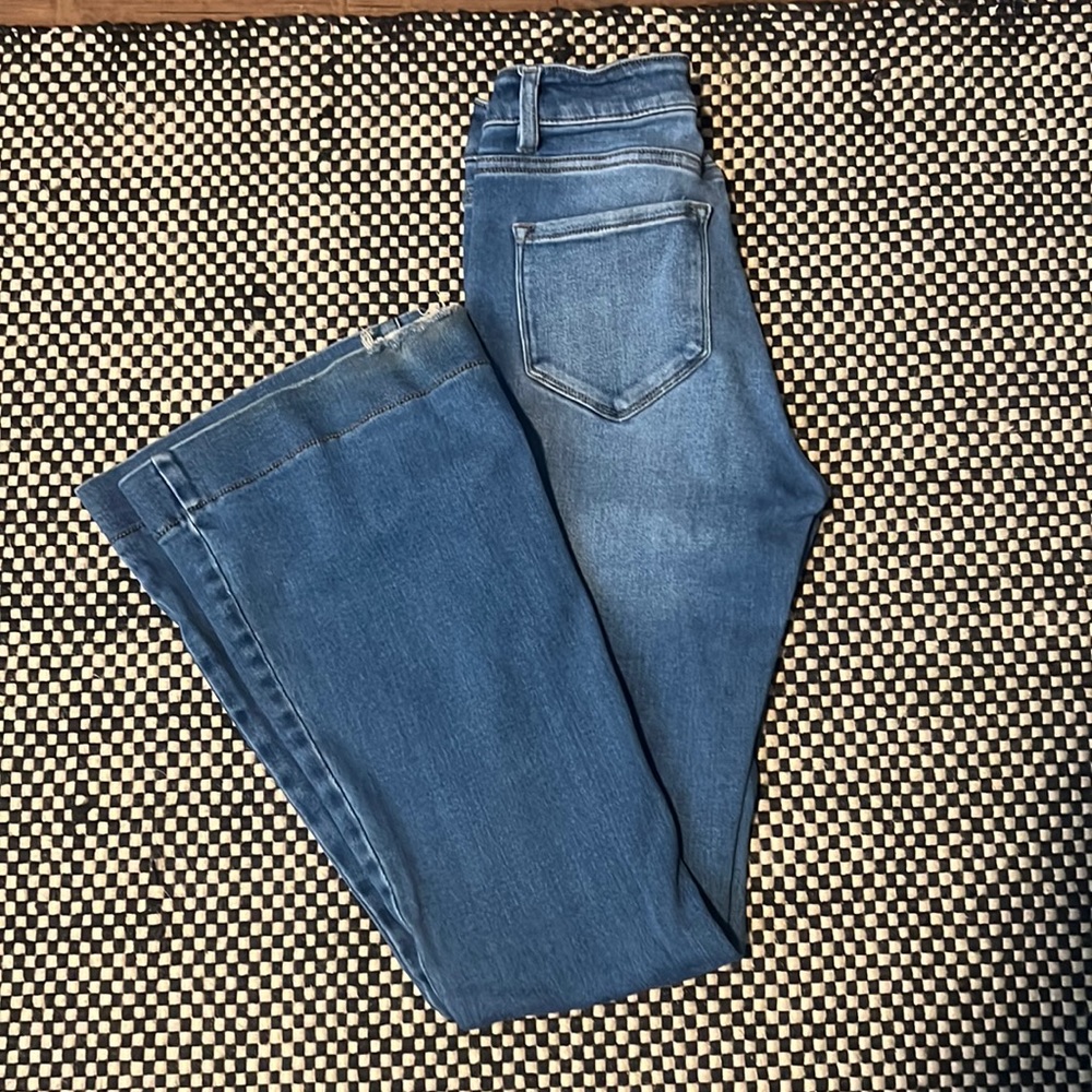 Kancan lighter wash flare jeans